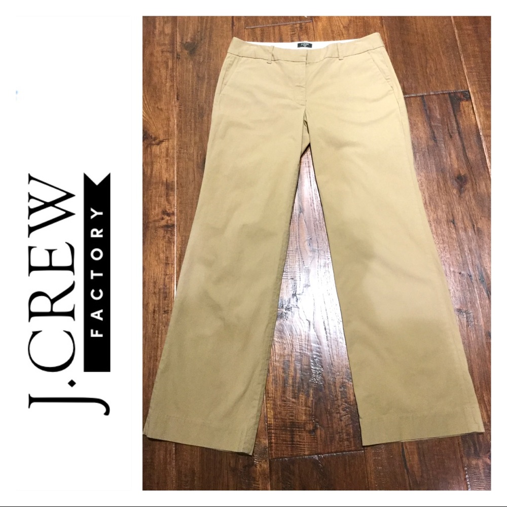 J CREW City Fit Stretch Flare Pants Size 8 S